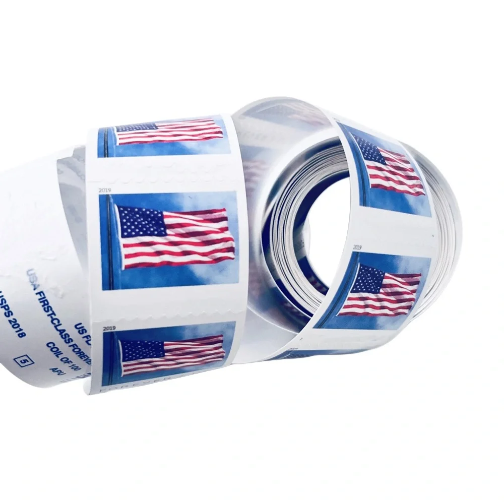 USPS 2019 National Flag Permanent Commemorative Stamps (500 pieces)